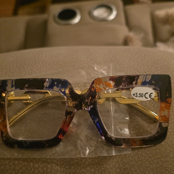 Accessories - Colorful Square Reading Glasses*readers*+3.50